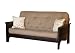 Whirlwind Simmons Futons by Big Tree Richmond Full Size Wood Futon with Mattress in Espresso
