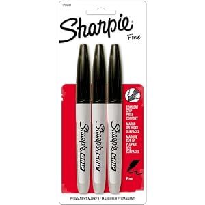 Sharpie Grip Fine Point Permanent Markers