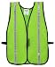 Cordova V111W Mesh Vest 1-Inch Reflective Tape, Velcro Closure, Lime, Large