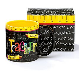 Teachers Are Terrific Coffee Mug With Decorative Gift Box Great Teacher's School Gift