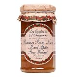 Apple Pear Walnut Jam ~ Andresy All natural French Fig jam pure sugar cane 9 oz jar Confitures a l'Ancienne, One