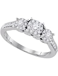 0.52CTW-DIA BRIDAL RING