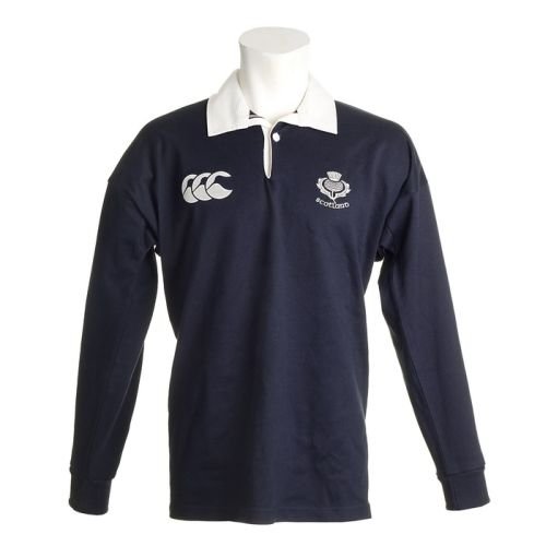 CANTERBURY OFFICIAL SCOTLAND RUGBY SHIRT NAVY