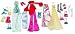 WINX Club Dolls - Dance Night Fashions - 5 Outfits with Shoes and Purses