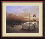 Ocean of Tranquility Framed Art Print by Samy Charnine, 31.77 in. x 27.65 in. Framed