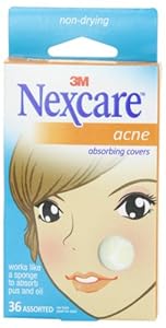 Nexcare Acne Absorbing Cover, Two Sizes, 36 Count