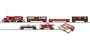 Trainline Big Sky Express Diesel Freight HO scale Train Set with Bachmann EZ Track Canadian Pacific