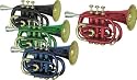 Amati ATR 314 Bb Pocket Trumpet, Blue