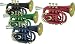 Musical Instruments : Amati ATR 314 Bb Pocket Trumpet (Red)