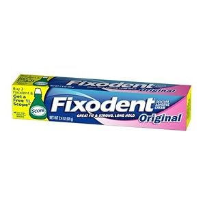 Fixodent Adhesive, 2.4-Ounce Tubes