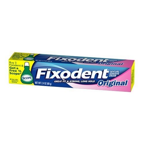 Best Price Fixodent Adhesive, 2.4-Ounce Tubes