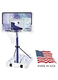 Lifetime 1301 Pool Side Basketball System with Backboard ( White / Blue, 44 - Inch ) - B00004TWL6