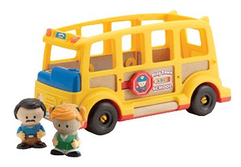 Childrens Toyshop  Toys : Play Town School Bus Fun Set