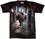 Woodland Sentry Moose T-shirt 100% Cotton TEENS and ADULTS Short Sleeve Shirt