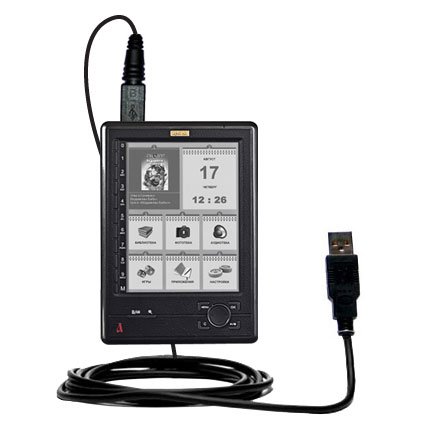 Classic Straight USB Cable for the Azbooka N516 with Power Hot Sync and Charge capabilities - uses Gomadic TipExchange Technology