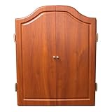 DMI Sports Deluxe Dartboard Cabinet Set- Cherry