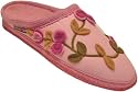 Haflinger Hausschuhe, Pantoffel Rapunzel rosa, Baumwolle