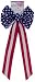 HOLIDAY TRIMS (PSI) 8281 LARGE RED, WHITE & BLUE BOW(Pack of 36)