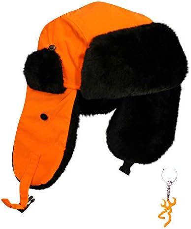 Thinsulate Blaze Bomber Trapper Hat + Browning Keychain (Large/X-Large)