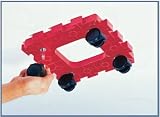 3 Pack of Snap 'N' Roll - Expandable Rolling Platform (Red)