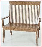 Carlisle Bench-Cherry (Colonial Stain)