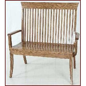 Carlisle Bench-Cherry (Colonial Stain) by Amish