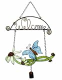 Sunset Vista Designs Enchanted Garden Collection Butterfly Welcome Sign - B0020MKR86