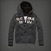 Abercrombie&Fitch メンズ パーカージャケット Wolf Jaw Grey a1-se1-jk-3105-grey