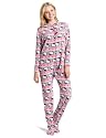 Hello Kitty Women's Long-Sleeve Printed Jumpsuit