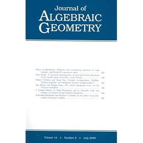 Journal of Algebraic Geometry by 