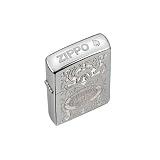 Zippo Lighter Classic, Zippo Crown Stamp, High Polish Chrome