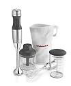 KitchenAid KHB2351CU 3-Speed Immersion Blender, Contour Silver