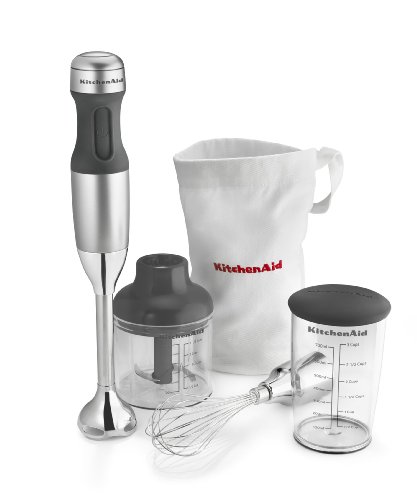 KitchenAid KHB2351CU KHB2351 3 Speed Hand Blender Contour Silver