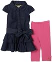 Guess Girls 2-6x Ruffle Dress W/Leggings
