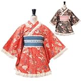 キッズ用　和花のゴスロリ浴衣 kid060 子供 ワンピース　子供 ドレス フォーマル 結婚式 子供服 女の子 子ども こども キッズ ゴスロリ 入学式　卒業式　卒園　発表会　 激安 楽天　90 100 110 120 130cm 赤 120