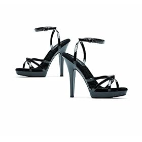 Ellie Shoes M-Gigi, 5 inch Heel Strappy Sandal With Ankle Strap