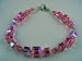 Jewelry : "Skyscrapers" Bracelet (Iridescent Pink)