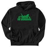 Sweatshirt Black  Silhouette St. Vincent & The Grenadines  Country