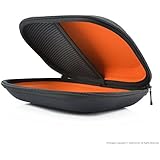 SONY MDR-ZX100, ZX300, ZX310, XB200, ZX102DPV, Sennheiser HD219, HD229, HD239, HD218 Headphone Full Size Hard Carrying Case / Travel Bag with Space for Cable, AMP, Parts and Accessories (Black)