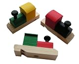 Wooden Train Shaped Whistles 1 pc
