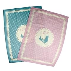 Geschirrt�cher-Set RETRO BIRDS
