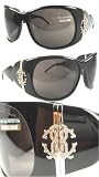 Roberto Cavalli - ROBERTO CAVALLI 224S DEMODOCO SUNGLASSES CRYSTALS RHINESTONES SNAKE 224 SUN GLASS BLACK