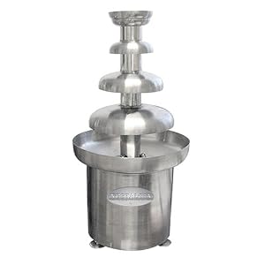 Nostalgia CFF-552 Stainless-Steel Commercial-Quality Chocolate Fondue Fountain by Nostalgia