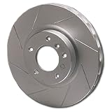 Power Slot 8555CSL Cryo Slotted Brake Rotor by Frozen Rotors for 1997-1998 Ford F150 1/2 Ton 2WD - All w/ 4 Wheel ABS (Exc NASCAR) - Left Front