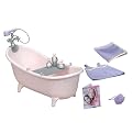 Our Generation Pink Bathtub with Accessories