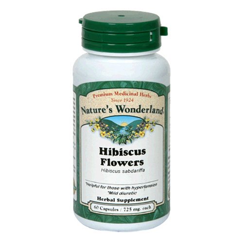 Cover image : Nature's Wonderland Hibiscus Flowers, 60 Capsules (Pack of 3)