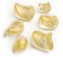 Artistrywear Art Glass Beads-Gold Twists 6/Pkg