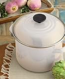 Le Creuset Enamel-on-Steel 6-Quart Covered Stockpot, Cobalt