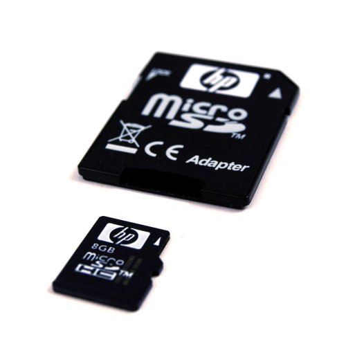 HP 8 GB Class 4 microSDHC Flash Memory Card L1885A-EF