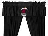 NBA Miami Heat Locker Room Valance Drapes